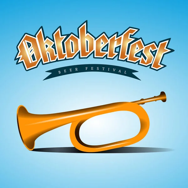 Diseño gráfico Oktoberfest — Vector de stock