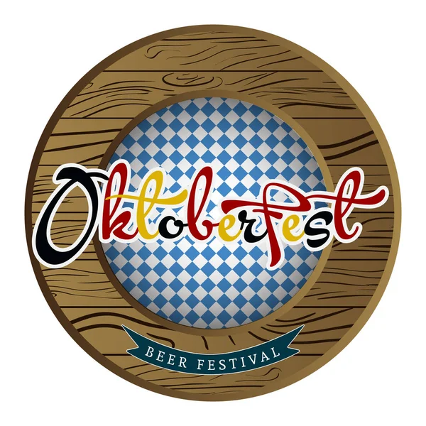 Diseño gráfico Oktoberfest — Vector de stock