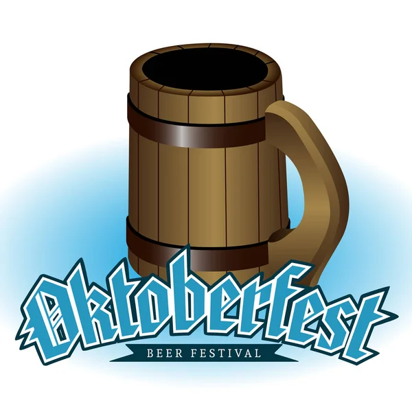 Diseño gráfico Oktoberfest — Vector de stock