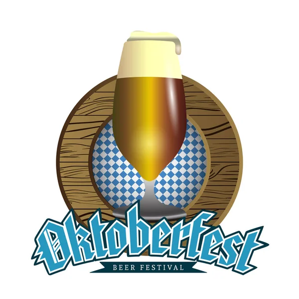 Diseño gráfico Oktoberfest — Vector de stock