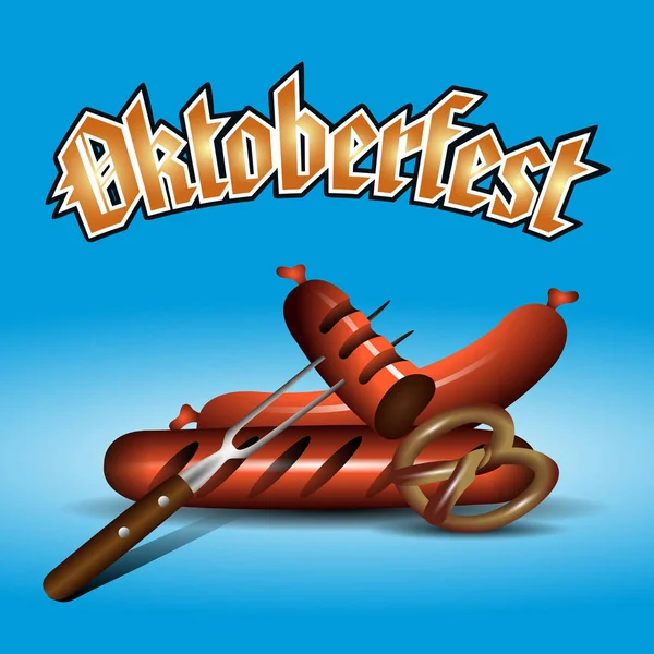 Diseño gráfico Oktoberfest — Vector de stock