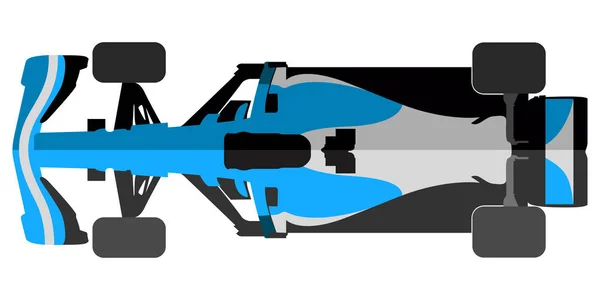 Изолированный гоночный автомобиль — стоковый вектор
