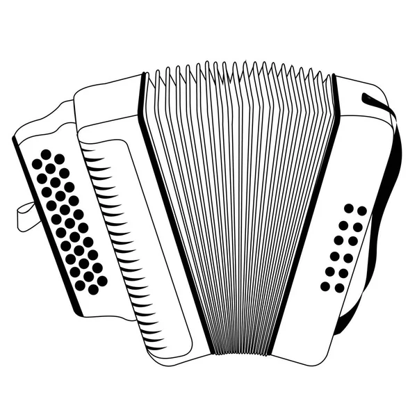 Akordeon anahat izole