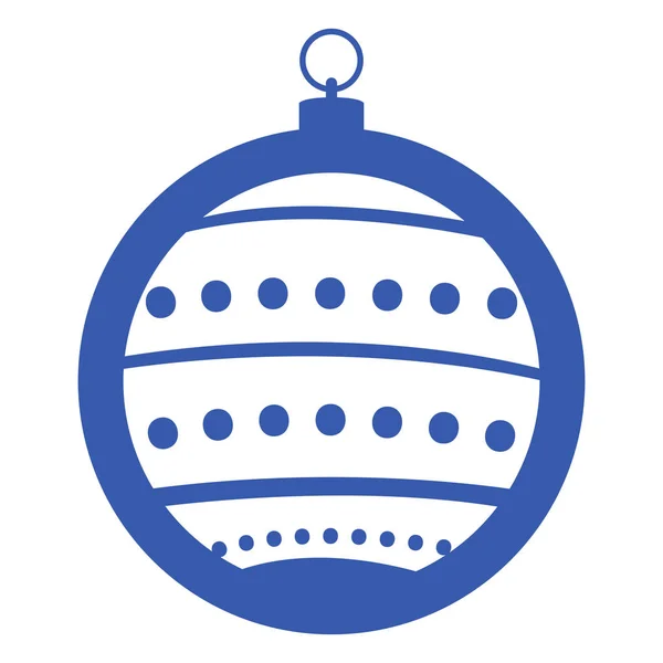 Icona palla di Natale — Vettoriale Stock