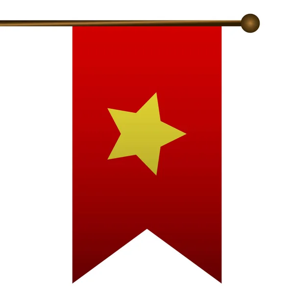 Isolierte Flagge — Stockvektor