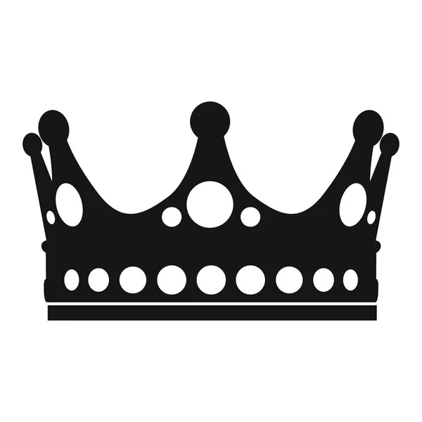 Isolated crown silhouette — Stock Vector