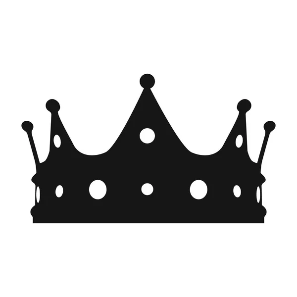 分離の王冠のシルエット — ストックベクタ