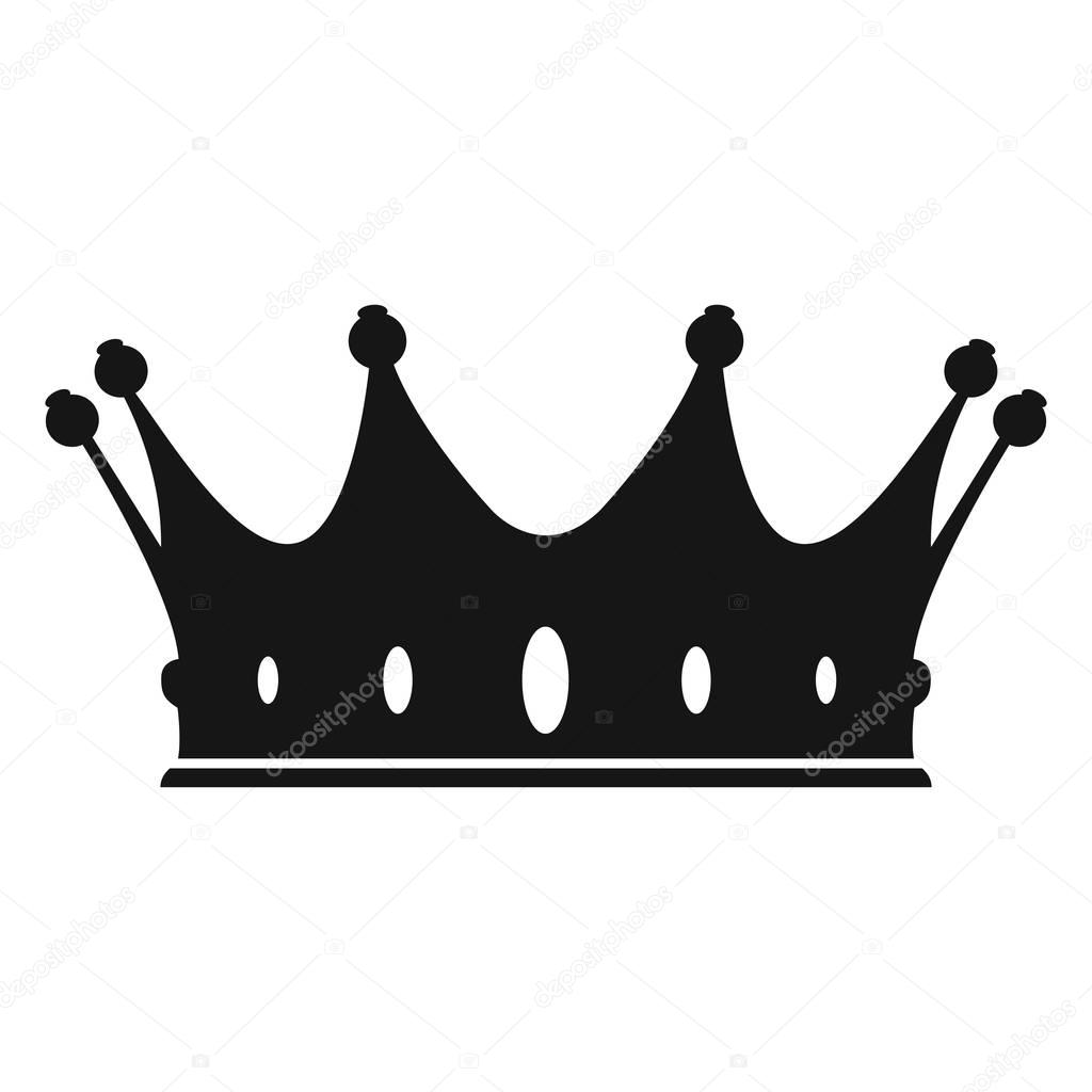 Download Isolated crown silhouette — Stock Vector © LAUDiseno ...