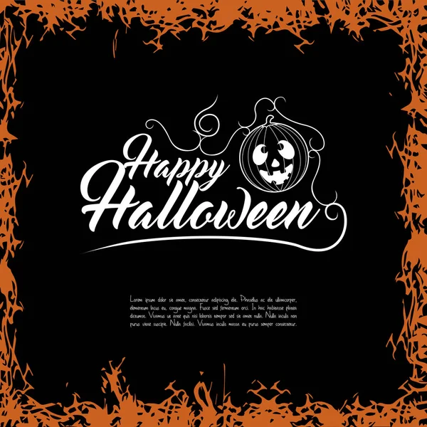 Tarjeta de halloween de colores — Vector de stock