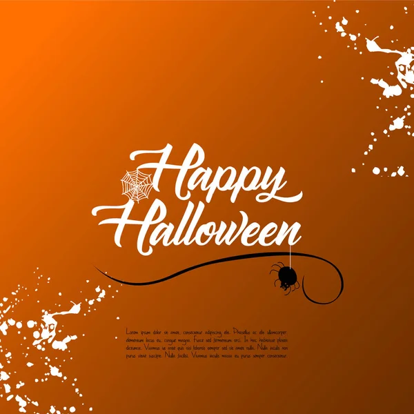 Tarjeta de halloween de colores — Vector de stock