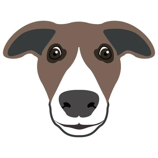 Ícone de cara de cão — Vetor de Stock