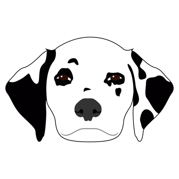 Ikona psí tváře — Stockový vektor