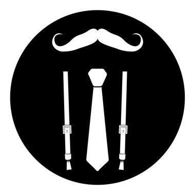 İzole hipster damgası