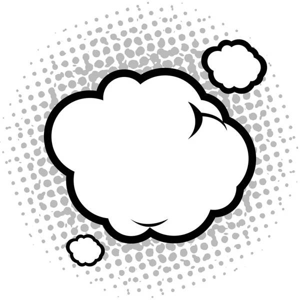 Komik izole kabarcık sohbet