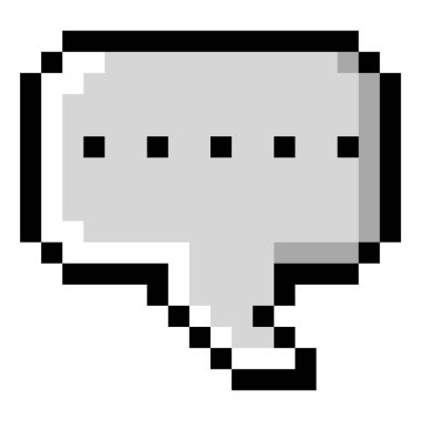 İzole samk konuşma balonu