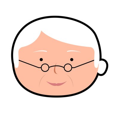 İzole büyükanne avatar