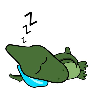 İzole edilmiş şirin dinozor.