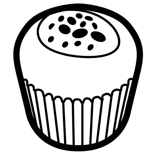Isolerade muffin disposition — Stock vektor