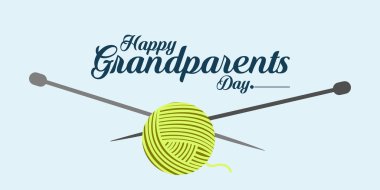 Happy grandparents day clipart
