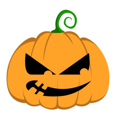 İzole halloween jack-o-lantern
