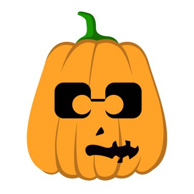 İzole halloween jack-o-lantern