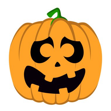 İzole halloween jack-o-lantern