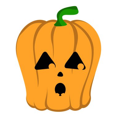 İzole halloween jack-o-lantern