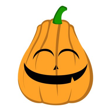 İzole halloween jack-o-lantern
