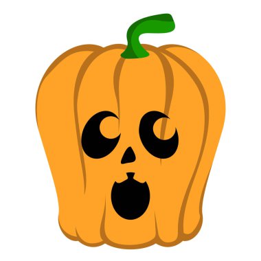 İzole halloween jack-o-lantern