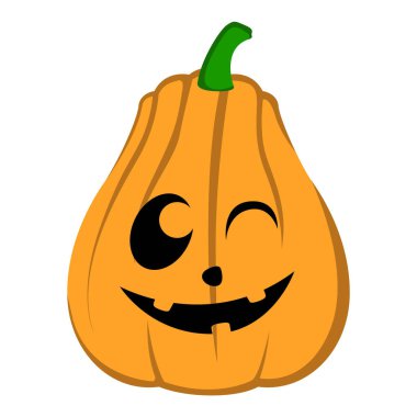 İzole halloween jack-o-lantern