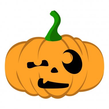 İzole halloween jack-o-lantern
