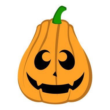 İzole halloween jack-o-lantern