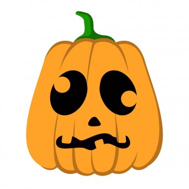 İzole halloween jack-o-lantern