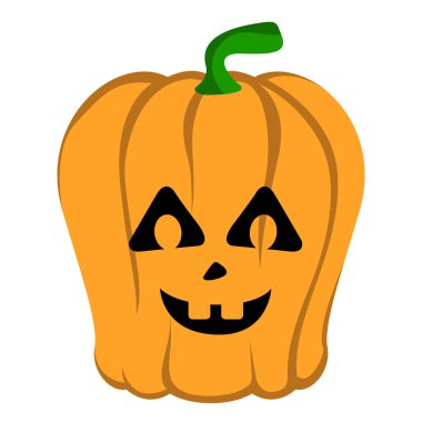 İzole halloween jack-o-lantern