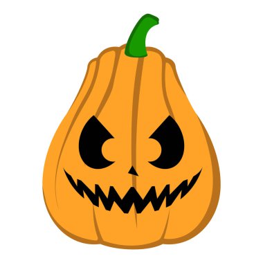 İzole halloween jack-o-lantern