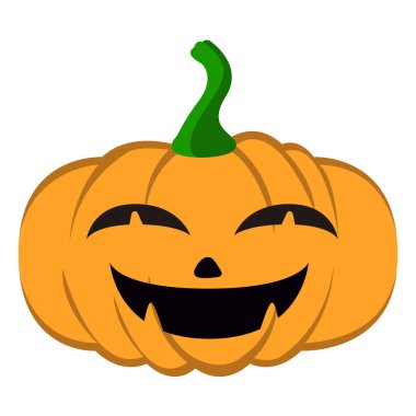 İzole halloween jack-o-lantern