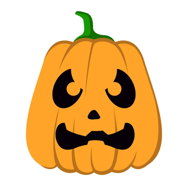 Jack-o-lanterna isolata di Halloween — Vettoriale Stock