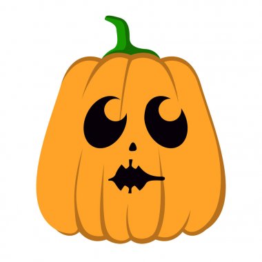 İzole halloween jack-o-lantern