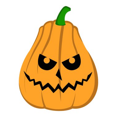 İzole halloween jack-o-lantern