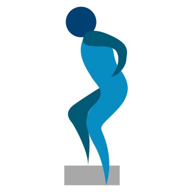 Soyut fitness simgesi