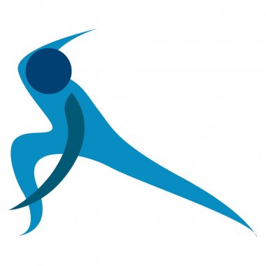 Soyut fitness simgesi