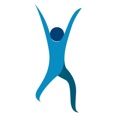 Soyut fitness simgesi