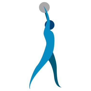 Soyut fitness simgesi