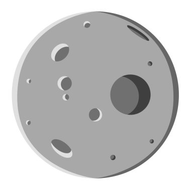 Ayın izole edilmiş simgesi