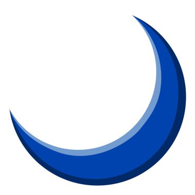 Ayın izole edilmiş simgesi