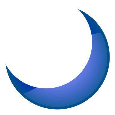 Ayın izole edilmiş simgesi