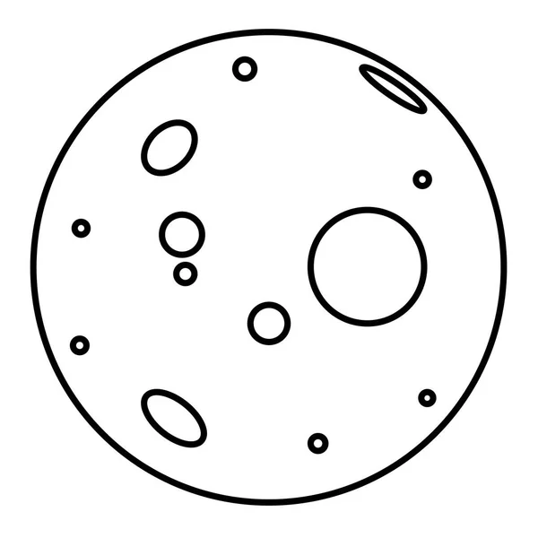 Esboço de uma lua —  Vetores de Stock