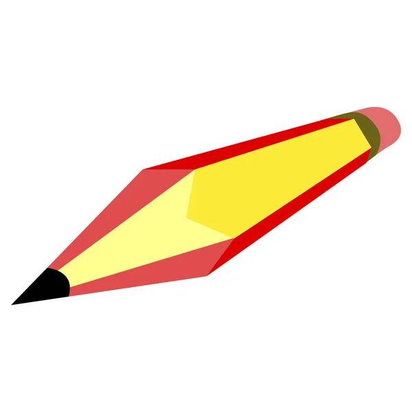 Crayon avec le drapeau d'Espagne — Image vectorielle