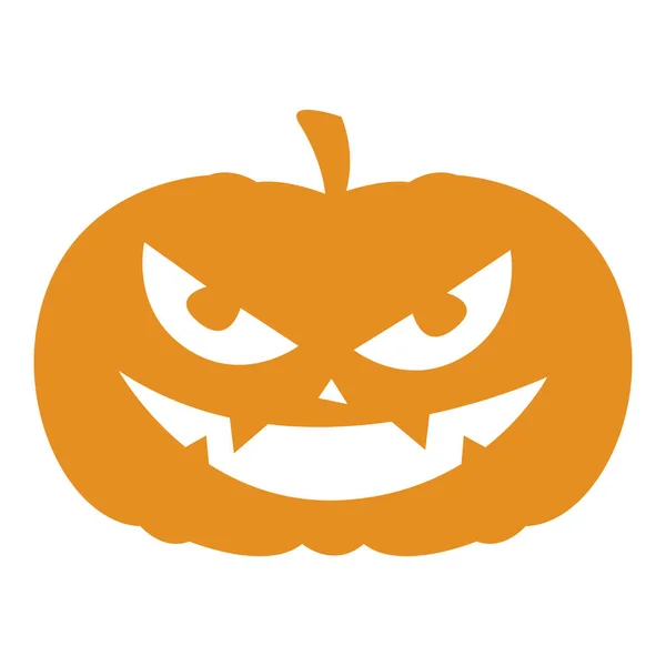 Geïsoleerde halloween Pumpkin — Stockvector