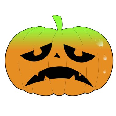 İzole halloween balkabağı